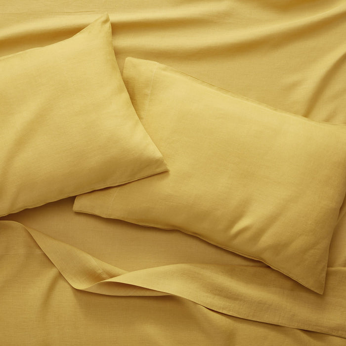 Pure Linen Amber Full Sheet Set