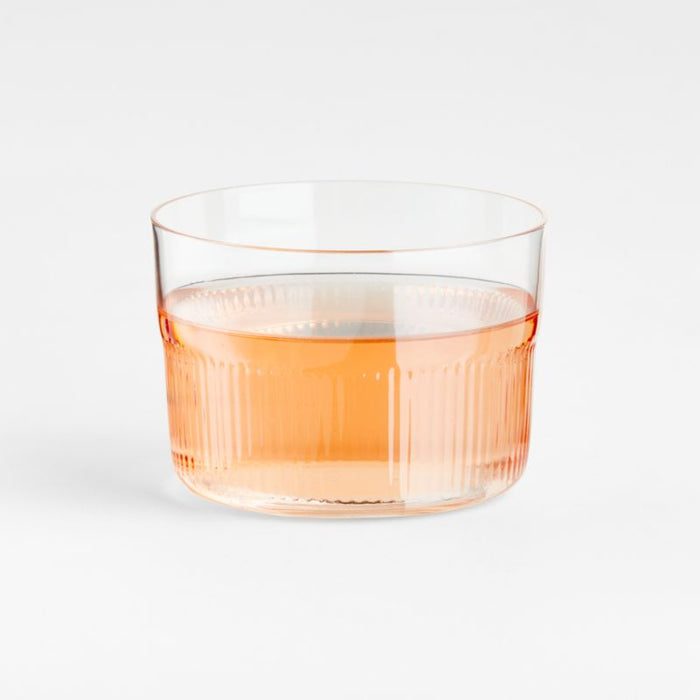 Mid-Ridged Small Drinking Glass