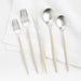 Mio Ivory 5-Piece Flatware Place Setting