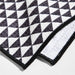 Modern Check Black Recycled Dish Towel, Set of 2