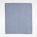 Modern Check Indigo Recycled Dish Towel, Set of 2