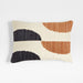 Modern Crescent Kilim 22"x15" Brulee Brown Throw Pillow Cover
