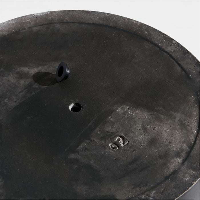 Modern Crock Tall Black Planter