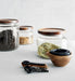 Montana 96 oz. Acacia and Glass Jar