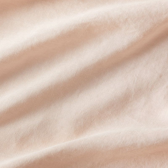 Natural Hemp Fiber Elegant Pink King-Size Pillow Sham