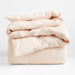 Natural Hemp Fiber Elegant Pink Full/Queen Size Duvet Cover