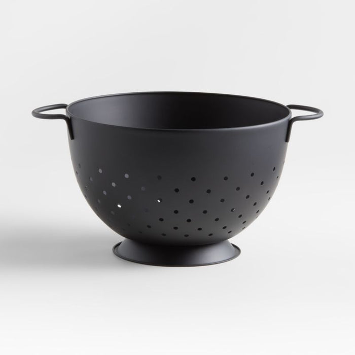 Nera Matte Black Colander