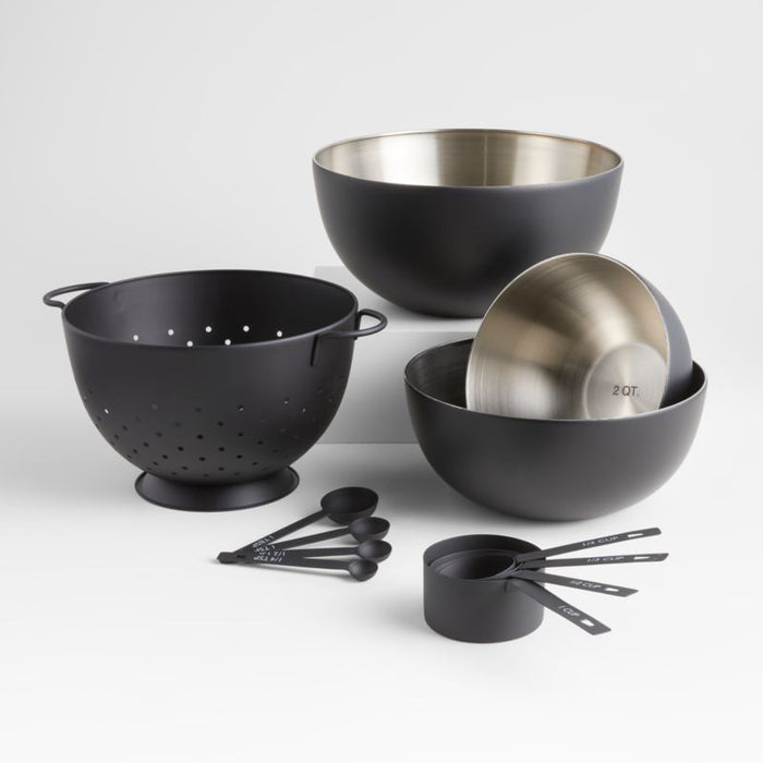 Nera Matte Black Colander