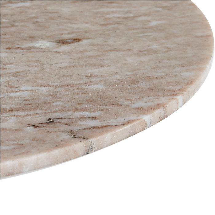 Nero Brown Marble Accent Table