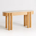 Oasis Oval Wood Console Table