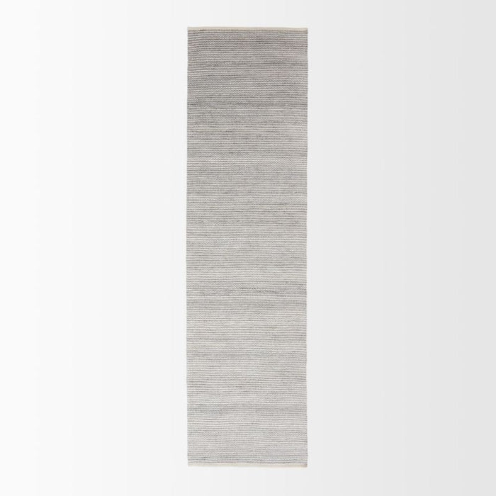 Okatee Handwoven Grey Indoor/Outdoor Rug 2.5'x9'