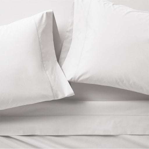 Favorite Organic Cotton Percale White Twin/Twin XL Bed Sheet Set