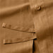 Organic Cotton Brulee Brown Eyelash Fringe Full/Queen Duvet Cover