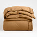 Organic Cotton Brulee Brown Eyelash Fringe Standard Pillow Sham