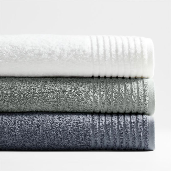 Refibra Pebble Blue Organic Cotton Bath Towel
