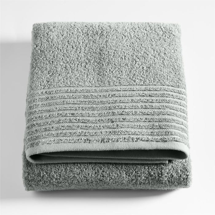 Refibra Pebble Grey Organic Cotton Bath Sheet