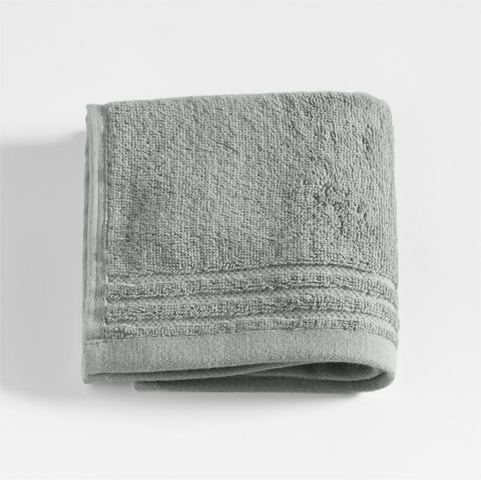 Refibra Pebble Grey Organic Cotton Washcloth