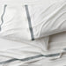 Hotel Organic Cotton Linen Spruce Green Queen Sheet Set