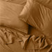 Organic Double Weave Brulee Brown Full/Queen Sheet Set
