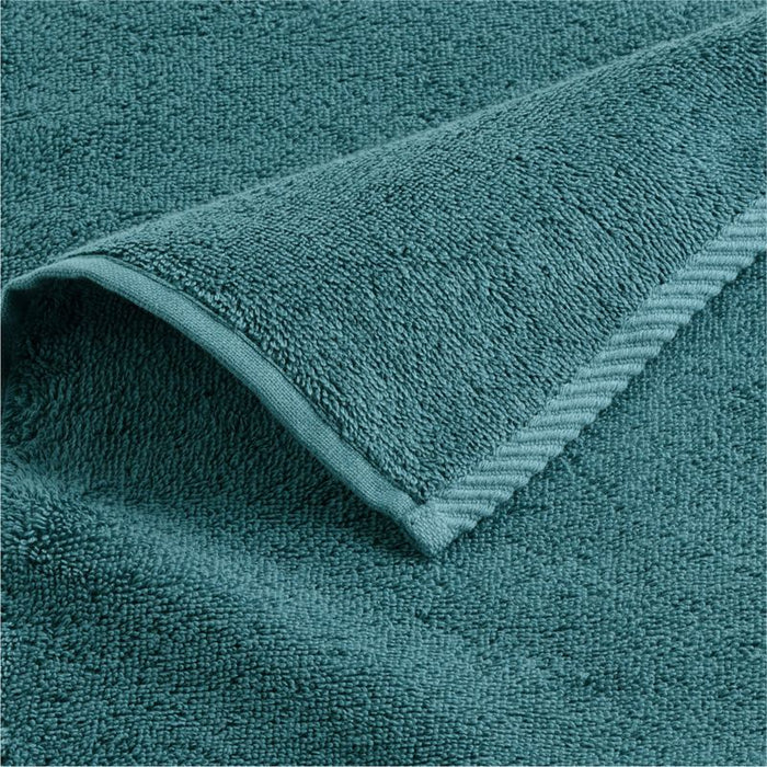 Quick-Dry Teal Organic Cotton Hand Towel