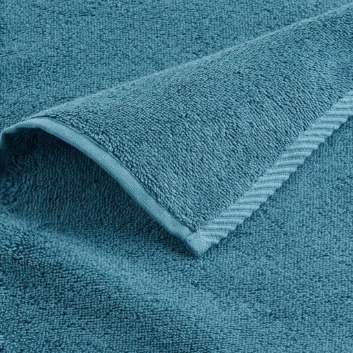 Quick-Dry Teal Organic Cotton Hand Towel