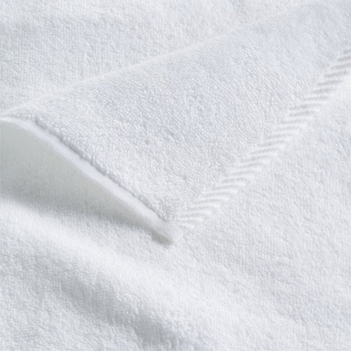 Quick-Dry White Organic Cotton Bath Towel
