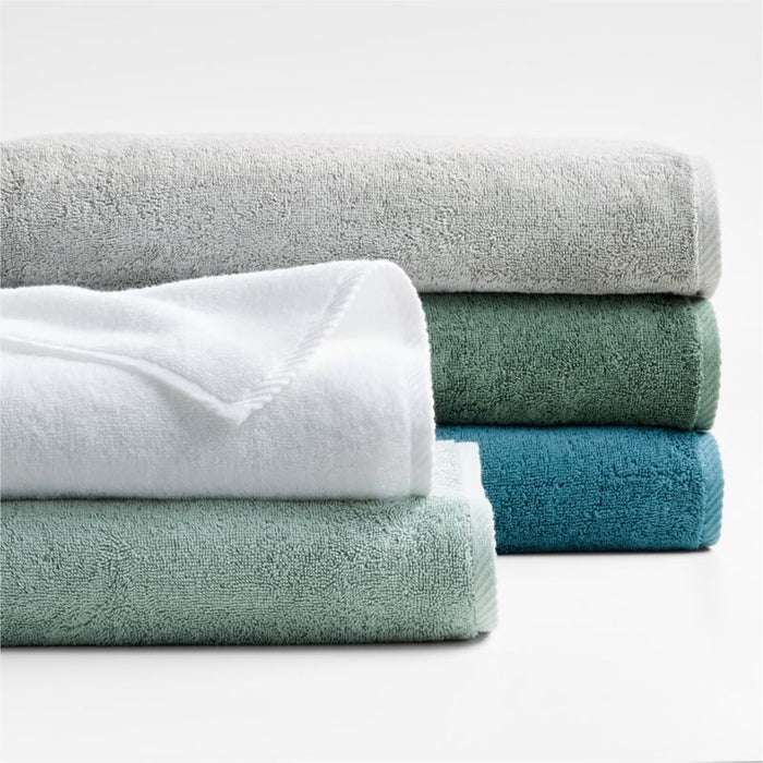 Quick-Dry Duck Green Organic Cotton Hand Towel