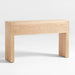 Pace Oak Wood Console Table with Drawers