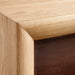 Pace Oak Wood Console Table with Drawers