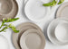 Paige White Salad Plate