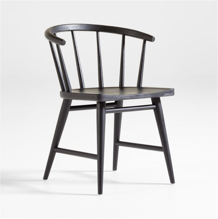 Pali Black Hardwood Dining Chair
