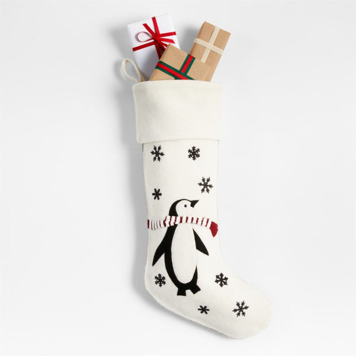 Penguin Portrait Christmas Stocking