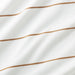 Organic Percale Cotton Striped Brulee Brown Full/Queen Duvet Cover