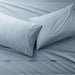 Favorite Organic Cotton Percale Blue Queen Bed Sheet Set