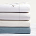 Favorite Organic Cotton Percale Blue Queen Bed Sheet Set