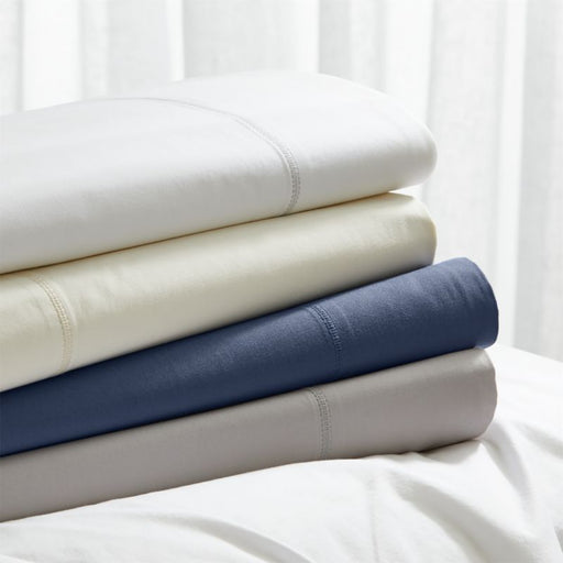Favorite Organic Cotton Percale White Standard Pillowcases, Set of 2