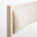 Petrie Bleached Ash Black Leather Counter Stool
