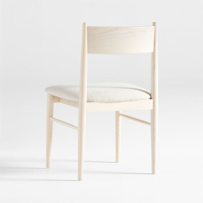 Petrie Bleached Ash Upholstered Dining Chair
