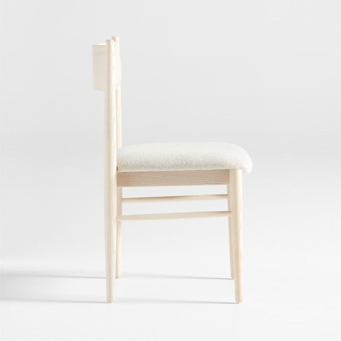 Petrie Bleached Ash Upholstered Dining Chair