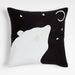 Polar Bear 23" Black Pillow Cover
