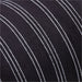 Portofino Cotton Striped Bolster 16"x8" Ink Black Throw Pillow