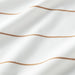 Organic Percale Cotton Striped Pewter Grey Full Sheet Set