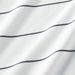 Organic Percale Cotton Striped Pewter Grey Full Sheet Set