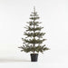 Faux Pine Pre-Lit LED Christmas Tree with White Lights 6'