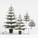 Faux Pine Pre-Lit LED Christmas Tree with White Lights 4'