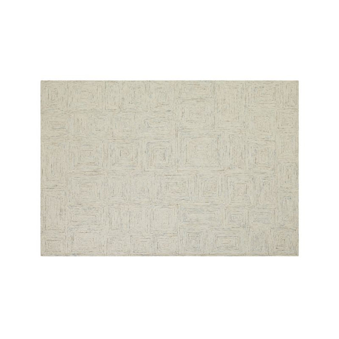 Presley Neutral Heathered Area Rug 6'x9' Crate and Barrel Philippines