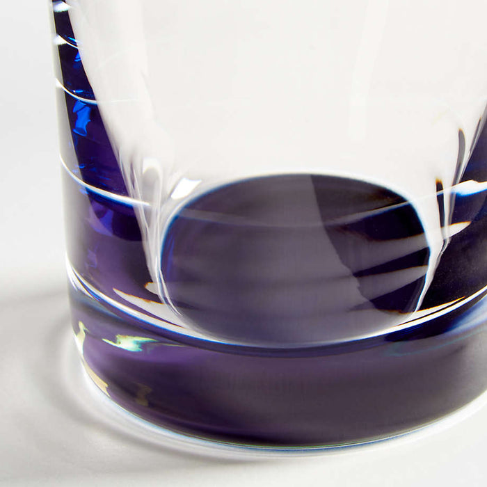 Prism Indigo Cooler Glass