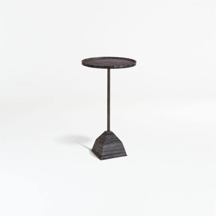 Prost Medium Marble Drink Table - Crate and Barrel Philippines