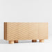 Raya Natural Wood Sideboard Cabinet