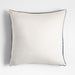 Deep Sea 20" Reversible Faux Mohair Linen Pillow Cover